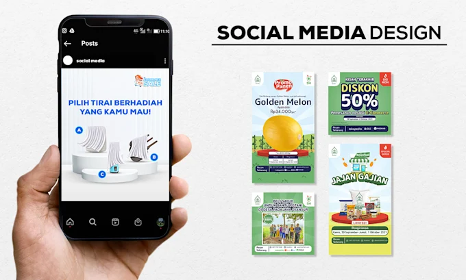 Layanan Desain Grafis Konten Media Sosial