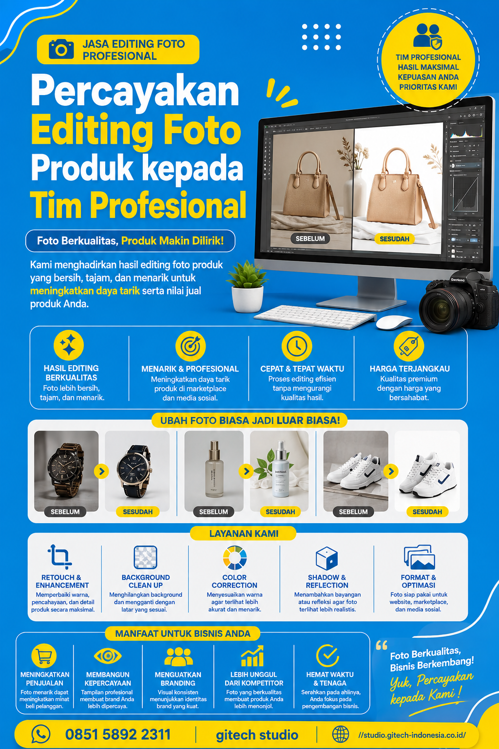 editinig fot produk