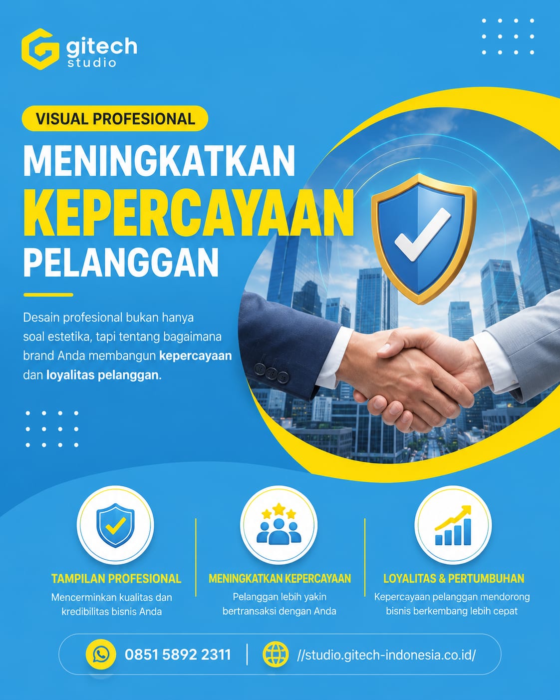 Visual Profesional Meningkatkan Kepercayaan Pelanggan